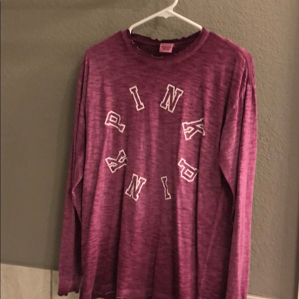 Pink long sleeve shirt